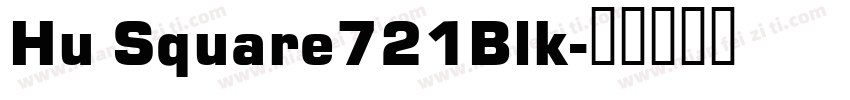 Hu Square721Blk字体转换